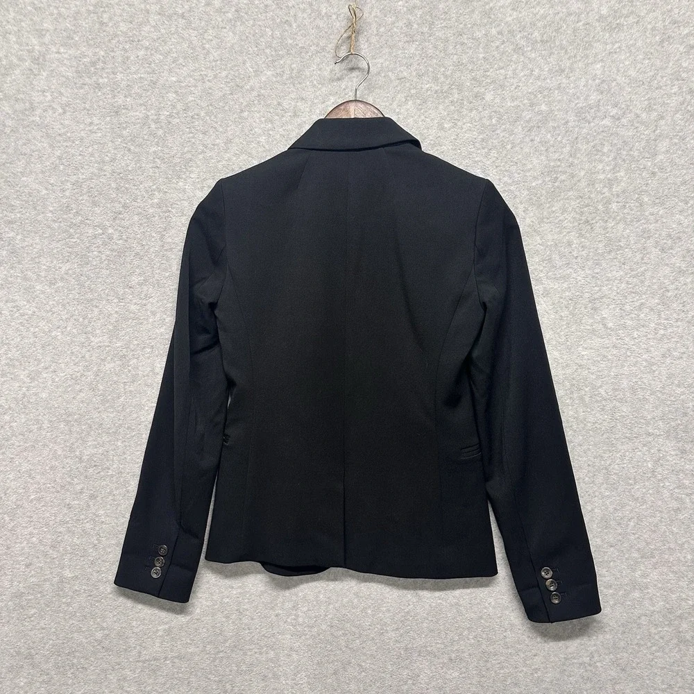 Jcrew Schoolboy Blazer Black Women's Size XXS Style K2899 Lined‎ Preppy Academia